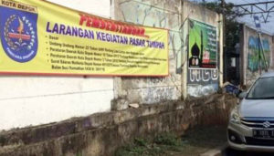 Meski Dilarang Warga Kp.Lio Tetap Gelar Pasar Rakyat Dimalam Takbiran