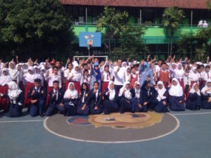 Siswa/i Baru SMPN 1 Depok Ikuti Giat MPLS