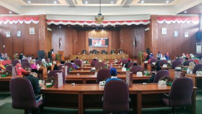 HUT DPRD Depok Ke 23 Tahun Tanpa Kehadiran Anggota Lengkap