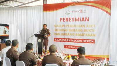Resmikan Galeri Pemulihan Aset, Kajari Jabar: Bukti Konkrit Pelayanan