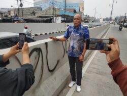 Vandalisme Bikin Kumuh Jembatan Dewi Sartika, Hasbullah Rahmad Sidak Langsung