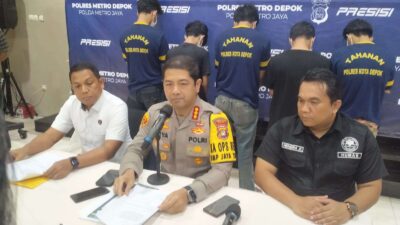 Tangkap 5 Orang Pelaku, Polres Metro Depok Berantas Judi Online