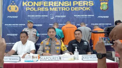 Polres Metro Depok Tangkap 5 Pelaku TPPO Dibawah Umur, Libatkan WNA