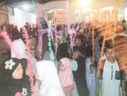 Sambut Bulan Suci Ramadan 1446 H, warga Kelurahan Tanah Baru Gelar Pawai Obor