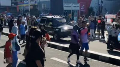 Diduga Dikawal Dishub, Satu Unit Mobil Hampir Diamuk Massa Saat CFD Depok
