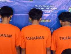 Polsek Cimanggis Ringkus 3 Begal, Satu Pelaku DPO