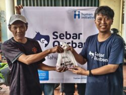 IJTI Depok, Human Initiative, dan PT Karabha Kolaborasi, Sebar Kurban 6 Kambing 