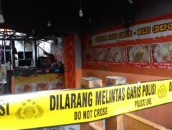 Warung Ayam Geprek Terbakar, Satu Orang Meninggal Dunia