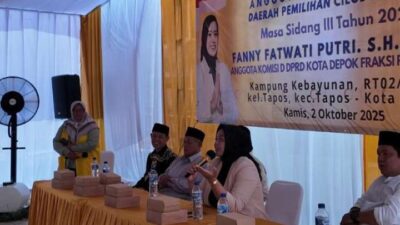 Gelar Reses, Fanny Fatwati Putri Serap Aspirasi Warga Tapos dan Cilodong