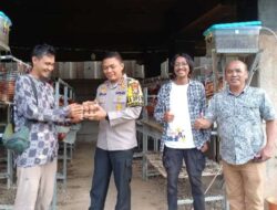Tinjau Ayam Petelur IJTI Depok, Kapolres: Selaras dengan Program Presiden Prabowo