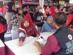 Dipadati Ratusan Warga, Giat Baksos Kesehatan PDI Perjuangan Membawa Berkah