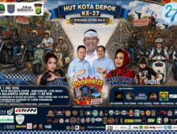 Bersama Walikota, Komunitas Motor Meriahkan HUT Ke 27 Kota Depok