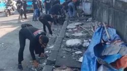 Anggota Forkabi Kota Depok saat giat bersih-bersih di area Stadebar. (Foto: Tim)