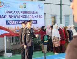 Penuh Khidmat, Polres Metro Depok Gelar Upacara Peringatan Hari Bhayangkara ke-80