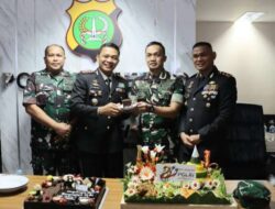 HUT Bhayangkara Ke 80, Dandim 0508/Depok Sambangi Polres Metro Depok