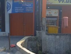 Abaikan Peraturan Pemerintah, Ruko Komersil Berdiri Tegak Diatas Saluran Kali