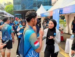 BRI KC Warung Buncit Tawarkan Solusi Keuangan dan Layanan Langsung di UMKM 5K Run